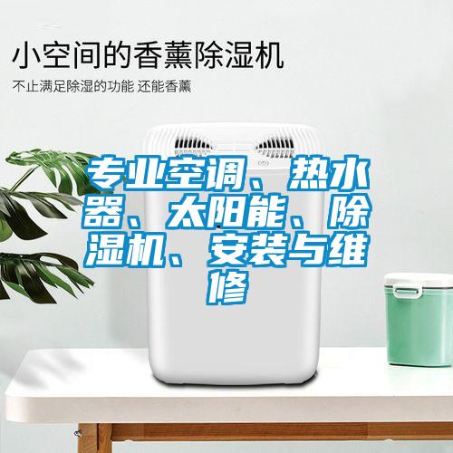 專業(yè)空調(diào)、熱水器、太陽能、除濕機(jī)、安裝與維修