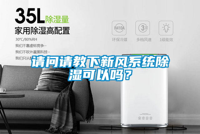 請問請教下新風系統除濕可以嗎？