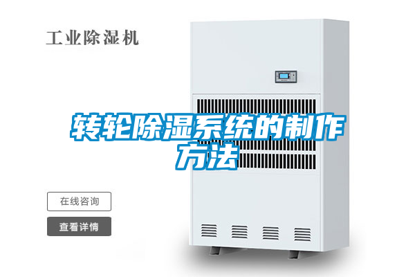 轉輪除濕系統(tǒng)的制作方法